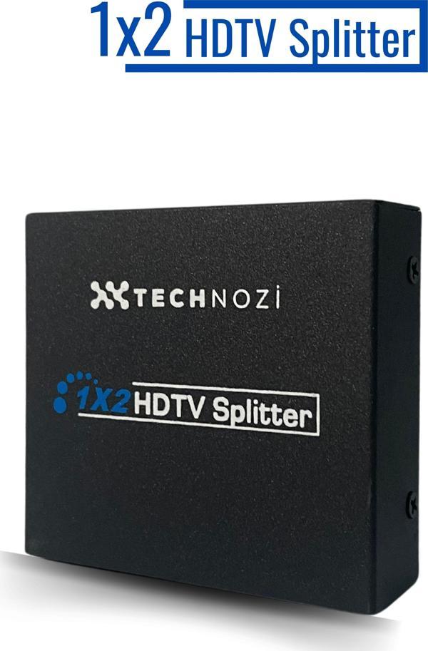 Technozi 2 Port Hdmi Çoklayıcı Splitter Switch Çoğaltıcı Çoklu Ekran - Image 1