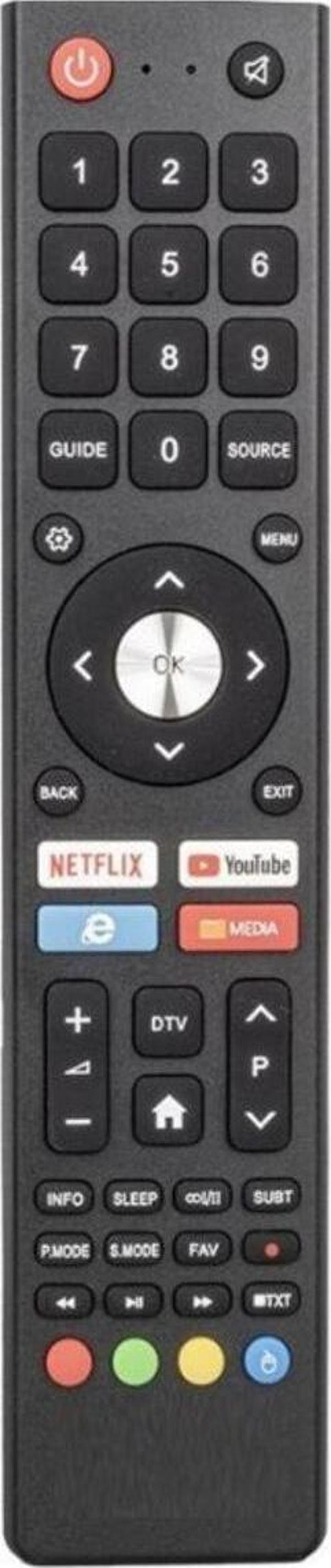 STRONG NETFLIX-YOUTUBE TUŞLU LCD-LED TV ANDROID  uyumlu SMART KUMANDA - Image 1