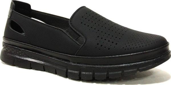 Wanetti Siyah 4 Nokta Comfort Anatomik Ayakkabı - Image 1