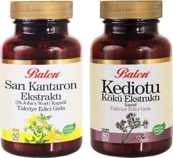 Balen 2'Li Set Sarı Kantaron + Kedi Otu Kapsül - Image 1