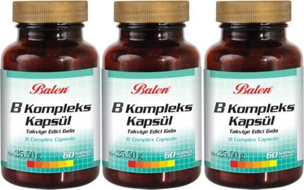 Balen B Kompleks 60 Kapsül X 3 Adet - Image 1