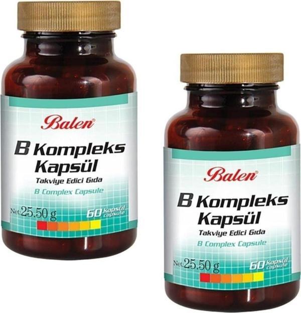 Balen B Vitamin Kompleksi 425 Mg 60 Kapsül 2 Adet - Image 1