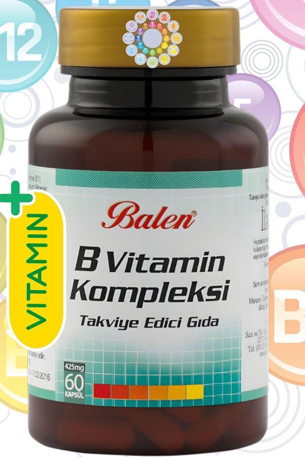 Balen B Vitamini Kompleksi,425 Mg,60 Kapsül - Image 1