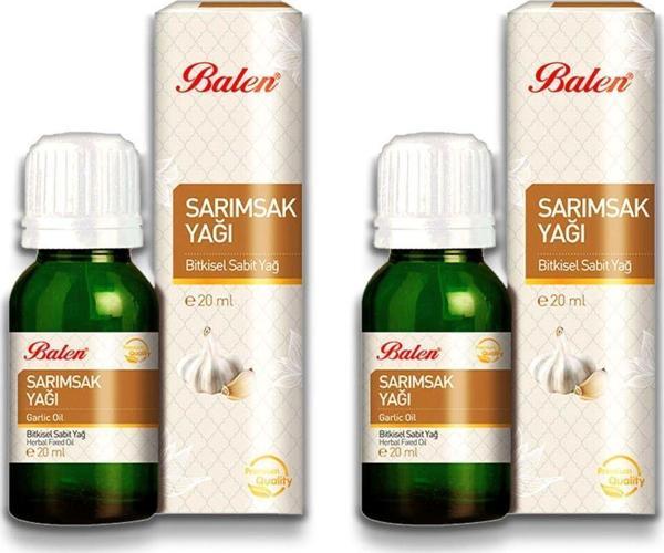 Balen Doğal Sarımsak Yağı (Ekstraksiyon) 20 Ml 2 Adet - Image 1