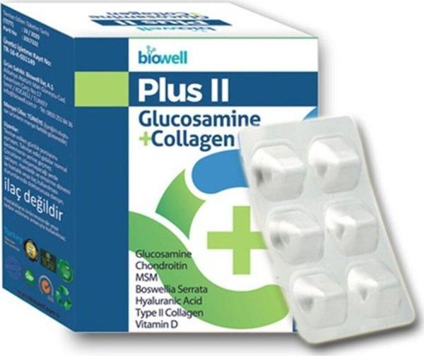 Biowell Plus Iı Glucosamine + Collagen 60 Kapsül 3 Adet - Image 1
