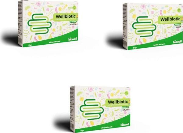 Biowell Wellbiotic Probiyotik 10 Saşe 3 Adet - Image 1