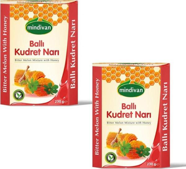 Mindivan Ballı Kudret Narı Macunu 230 G X2 Adet - Image 1