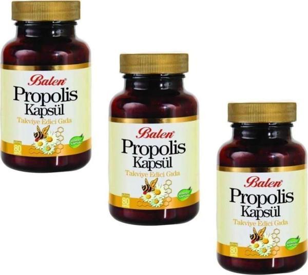Balen Propolis 670 Mg 80 Kapsül 3 Adet - Image 1