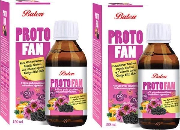 Balen Protofan Kara Mürver Ekstresi, Propolis Ekstresi Ve C Vitamini 150 Ml X 2 Adet - Image 1