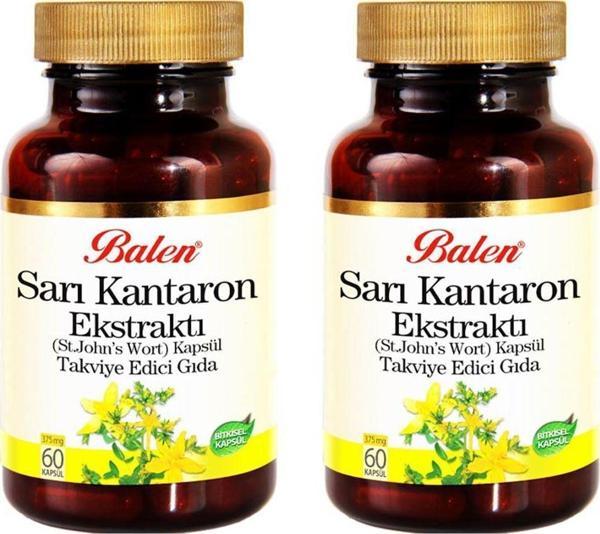 Balen Sarı Kantaron Ekstraktı ( St. John S Wort ) 375Mg 60 Kapsül 2 Adet - Image 1
