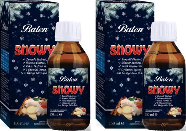 Balen Snowy Zencefil Ekstresi, Ihlamur Ekstresi, Kekik Ekstresi Ve C Vitamini Içeren Sıvı X 2 Adet - Image 1