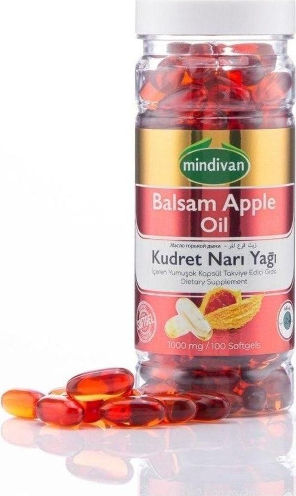 Mindivan Kudret Narı Yağı Soft Jel 1000 Mg 100 Kapsül - Image 1