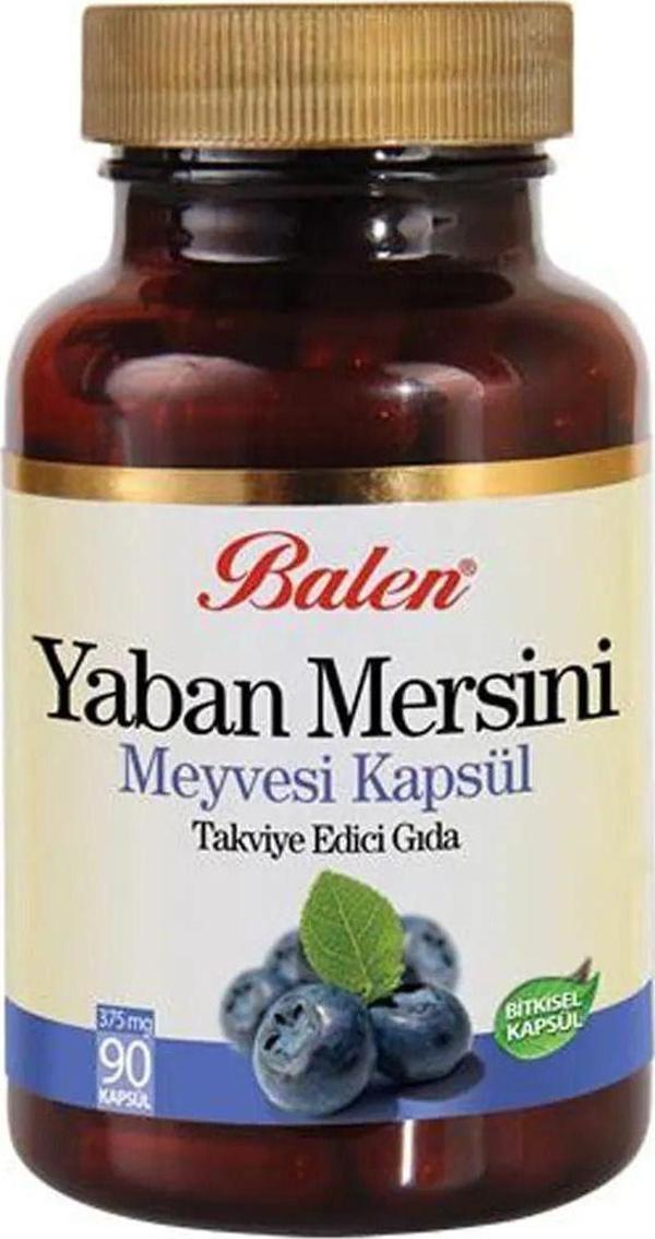 Balen Yaban Mersini Mey. Ekst. Kapsül Bilberi 375 Mg 90 Kapsül Balen - Image 1