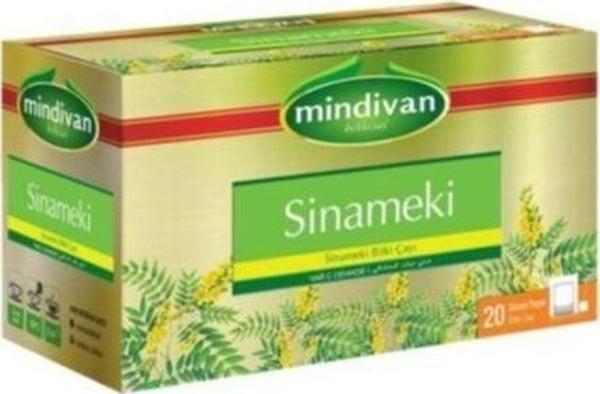 Mindivan Mındıvan Sinameki Bitki Çayı 20 Süzen Poşet 1 Adet - Image 1