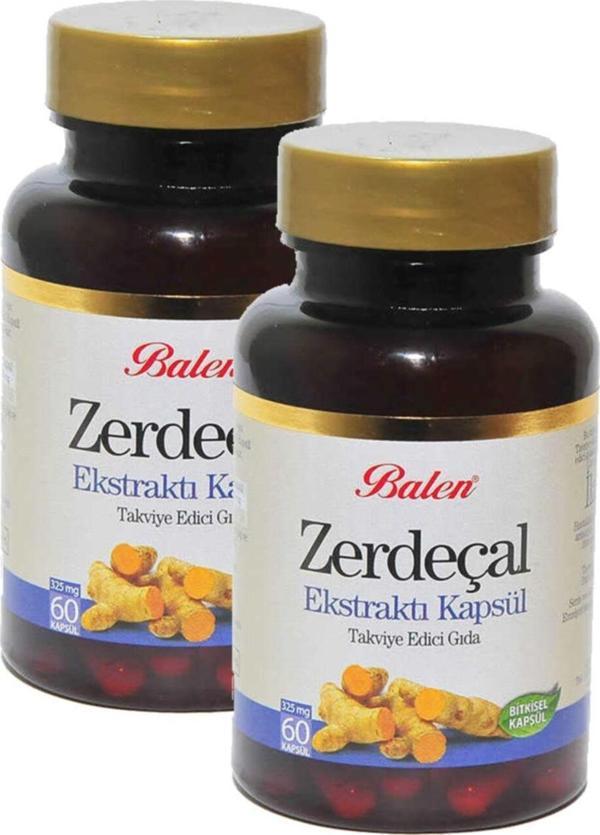 Balen Zerdeçal Ekstraktı 60 Kapsül - 325 Mg - 2 Adet - Image 1