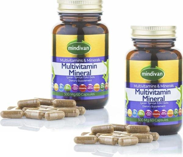 Mindivan Multivitamin Mineral Kapsül X 2 Adet - Image 1