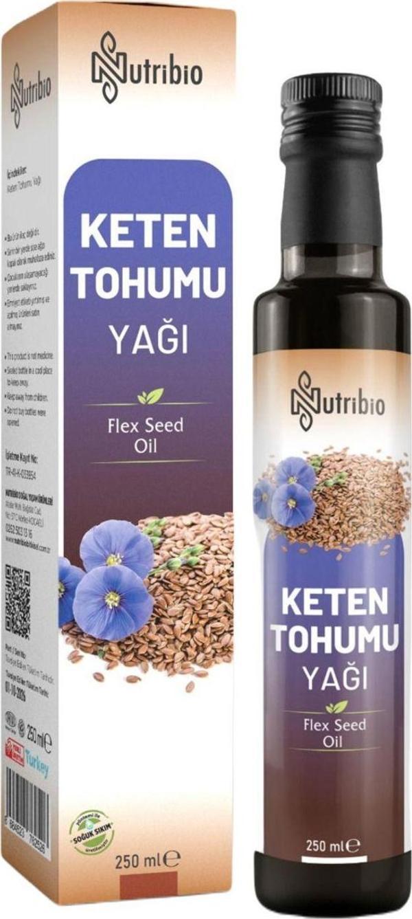 Nutribio Keten Tohumu Yağı 250 Ml - Image 1