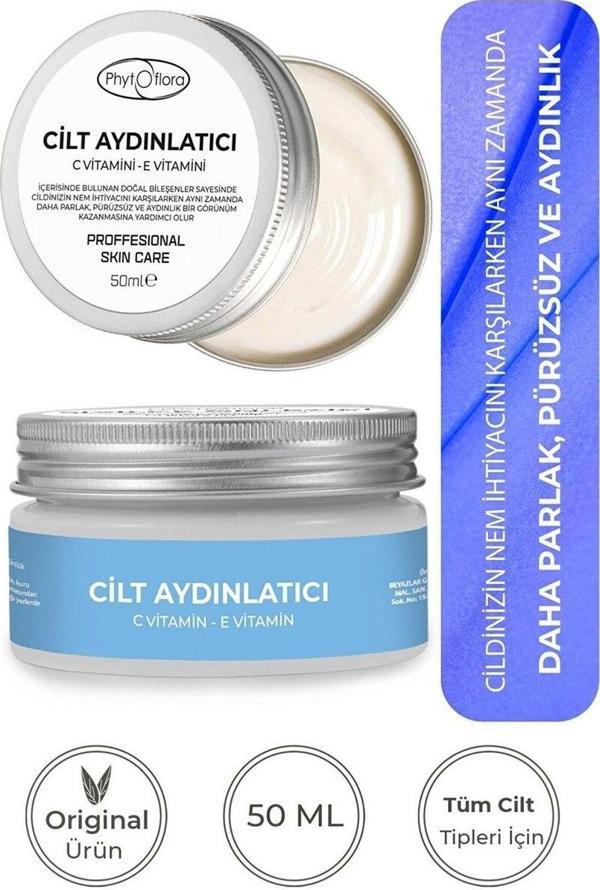 Phytoflora Cilt Aydınlatıcı Ve Canlandırıcı Bakım Kremi 50 Ml - Image 1