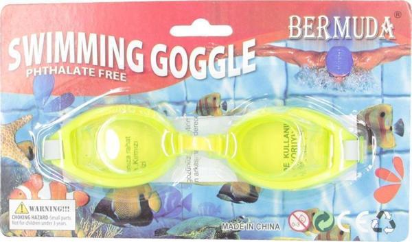 Bermuda Phthalate Free Yüzücü Gözlüğü SARI - Image 1