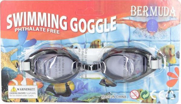 Bermuda Phthalate Free Yüzücü Gözlüğü SİYAH - Image 1