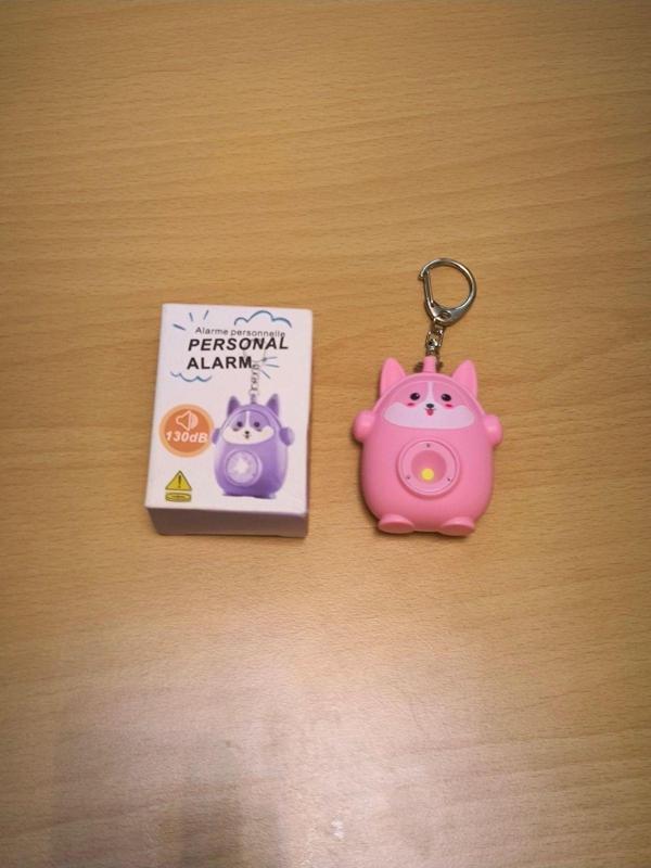 Ekvet Kişisel Acil S.O.S Alarm Anahtarlık 130 Desibel Pembe - Image 1