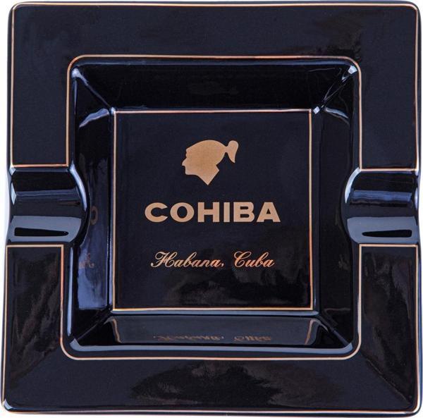 Cohiba Siyah-Gold Porselen İkili Puro Küllüğü - Image 1