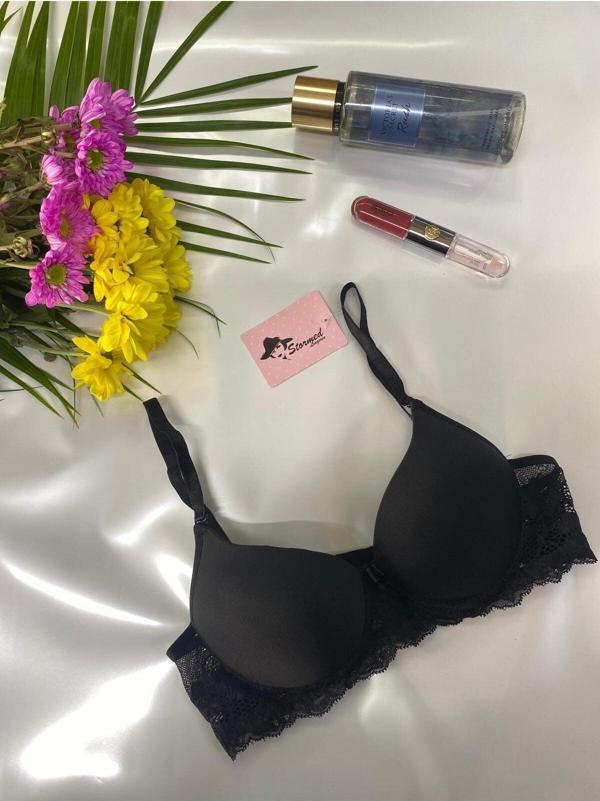 Sade İç Giyim Dolgulu Sütyen S-160 Siyah Siyah 75 - Image 1