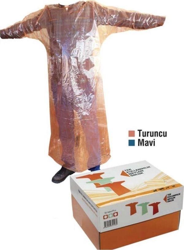 Forvet Doğum Önlüğü Naylon 50 adet - Image 1