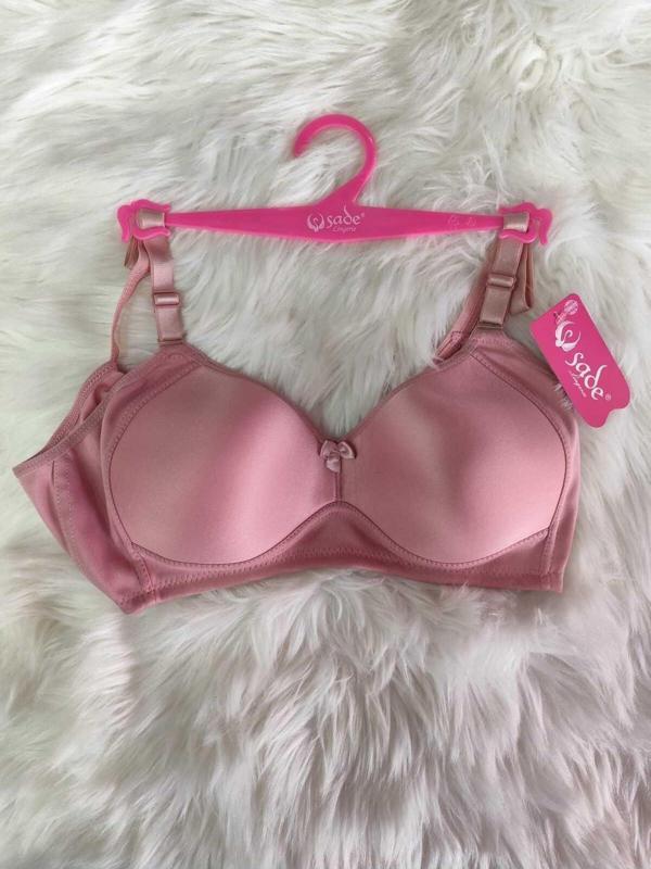 Sade Sütyen Sade İç Giyim Dolgusuz Ve Balensiz İz Yapmaz Lazer Kesim Sütyen 202 Somon 100 - Image 1