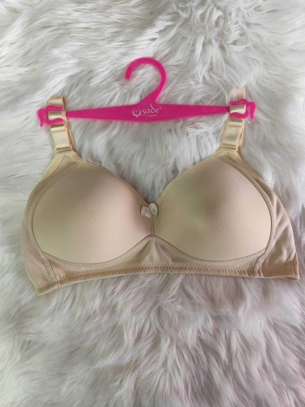 Sade Sütyen Sade İç Giyim Dolgusuz Ve Balensiz İz Yapmaz Lazer Kesim Sütyen 202 Ten 100 - Image 1