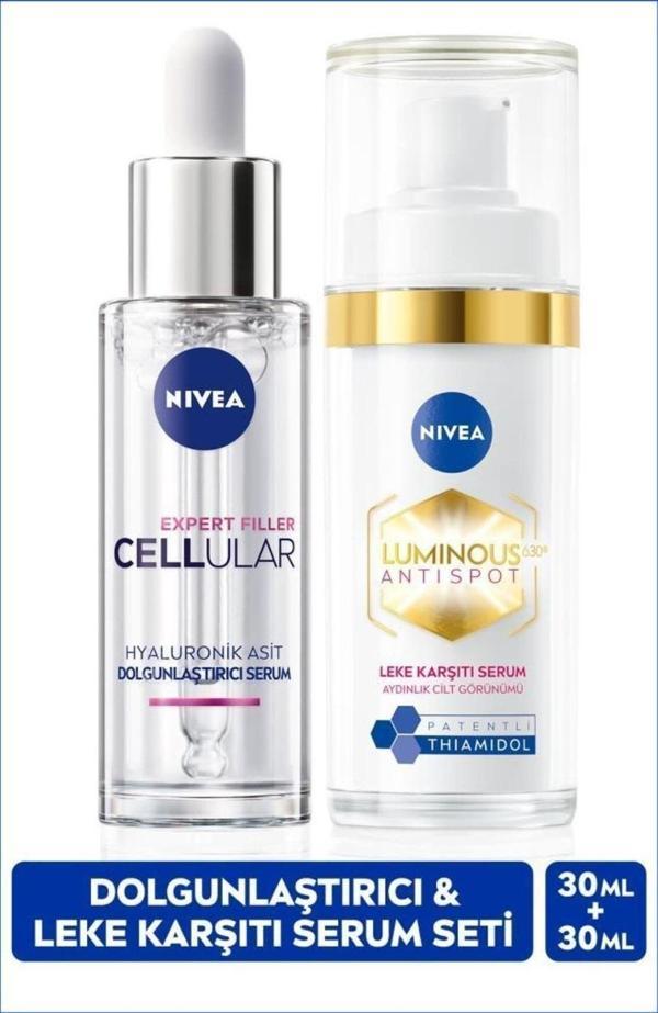 Luminous630 Thiamidol Leke Karşıtı Cilt Serum 30ml ve Cellular Expert Filler Nemlendirici Serum 30ml - Image 1