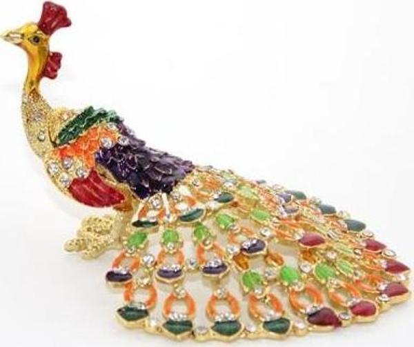Swarovski Taşlı Tavuskuşu Model 2 - Image 1