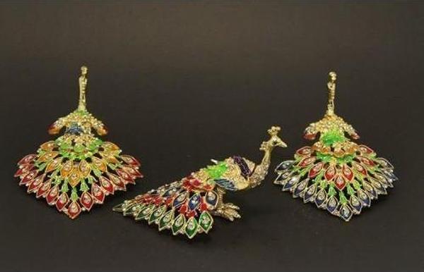 Swarovski Taşlı Tavuskuşu Model 6 - Image 1