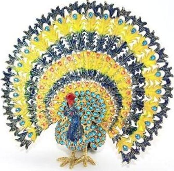 Swarovski Taşlı Tavuskuşu Model 7 - Image 1