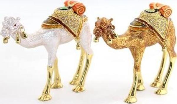 Swarovski Taşlı Tekli Deve Figürü Model 3 - Image 1