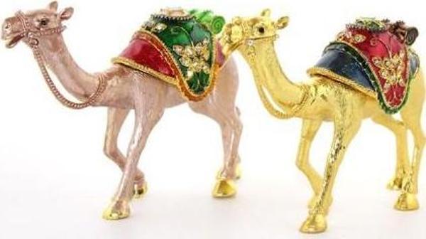 Swarovski Taşlı Tekli Deve Figürü Model 6 - Image 1