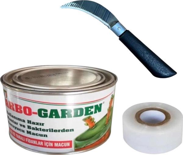 Hazır Aşı Macunu Kullanıma 250 Gr Aşı Testeresi Aşı Bağlama Bandı 4 mm 135 Metre Şeffaf - Image 1