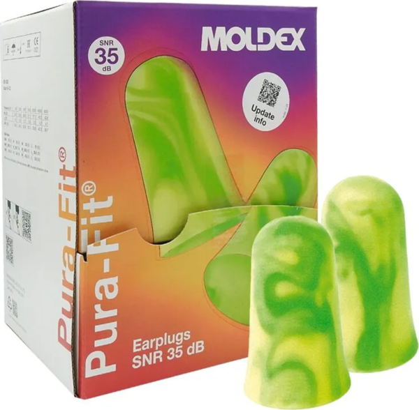  Moldex Pura-Fit (7700), Kulak Ağrıtmayan, Yumuşak, Uyku Kulak Tıkacı, CE Onaylı, EN 352-2, Snr 36 Db, 200 Çift - Image 1