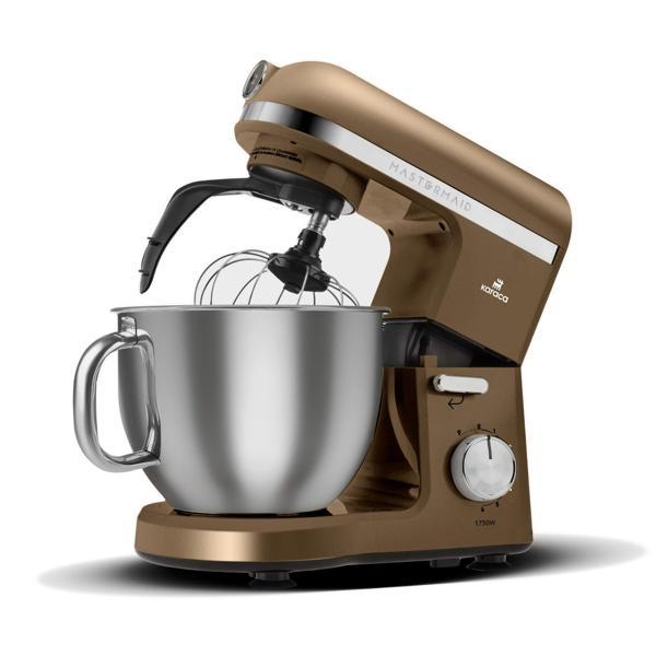 Karaca Mastermaid Chef Pro Çift Kollu Hamur Yoğurma Makinesi Walnut Brown 1750W 5L - Image 1