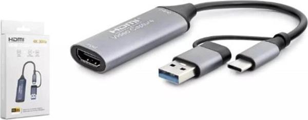 HADRON HDX7844 HDMI VIDEO CAPTURE TYPE-C+USB TO 4K 30HZ - Image 1