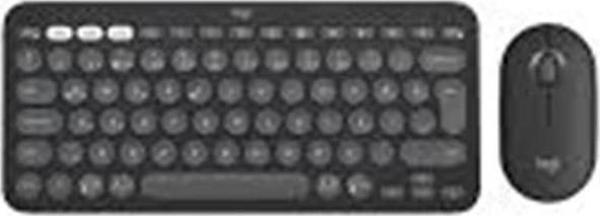 Logitech 920-012245 Grafit Pebble 2 Combo Çoklu Sessiz Kablosuz Türkçe Q Klavye Mouse Seti - Image 1