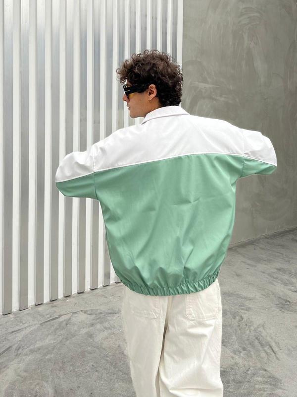 Maroni Erkek Oversize Nakışlı Kolej Ceket - Image 1