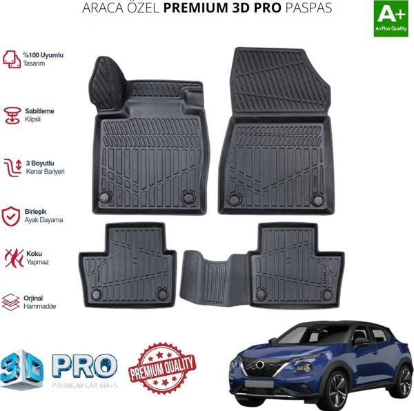 JUKE ARACA ÖZEL 3D PASPAS 2019 2020 2021 2022 2023 2024 - Image 1