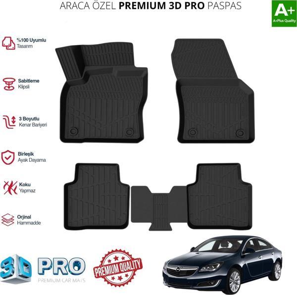 OPEL İNSİGNİA ARACA ÖZEL 3D PASPAS 2012 2013 2014 2015 2016 2017 - Image 1