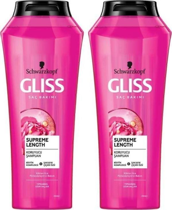 Gliss Supreme Length Şampuan 500 ml x2 - Image 1