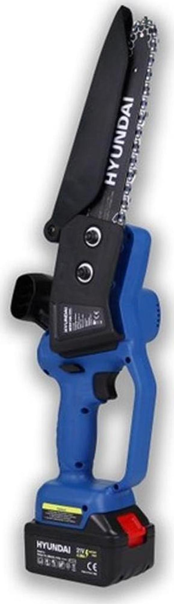 Hyundai HCS214A Çift Akülü Profesyonel Dal Budama Testeresi 21 Volt 4 Amper - Image 1