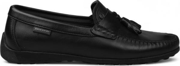 Pierre Cardin 14903 Pc Hakiki Deri Siyah Erkek Loafer Ayakkabı - Image 1