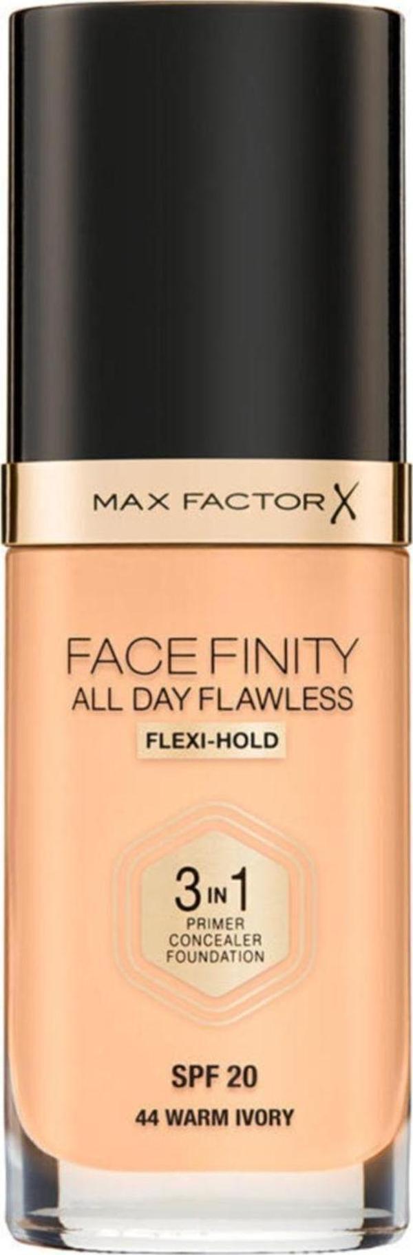 Max Factor Fondöten - Facefinity All Day Flawless Foundation 44  Warm İvory 3614227923355 - Image 1