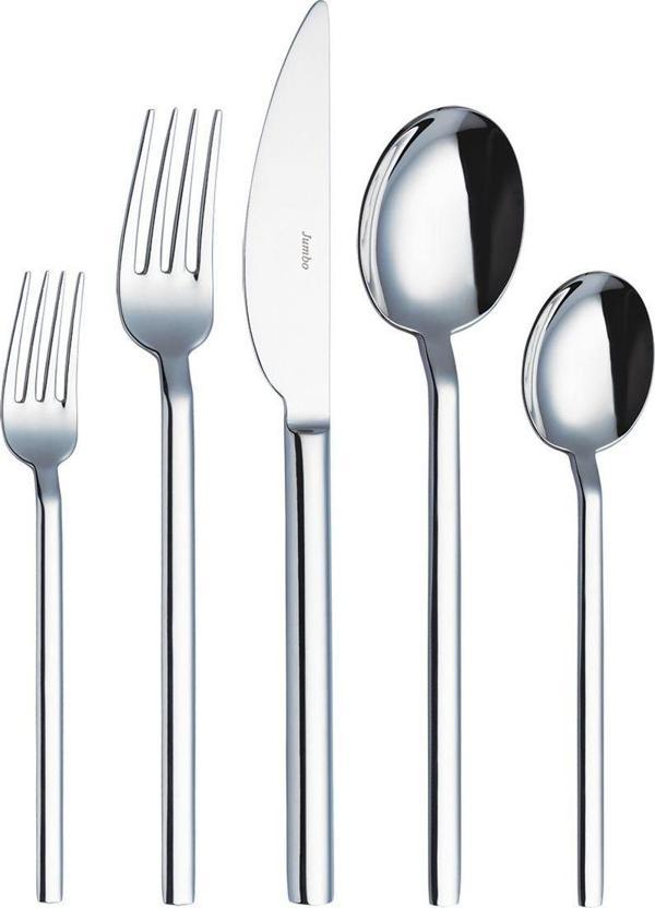 Jumbo 8100 Mat 12 Kişilik 84 Parça Çatal Kaşık Bıçak Takımı - Image 1