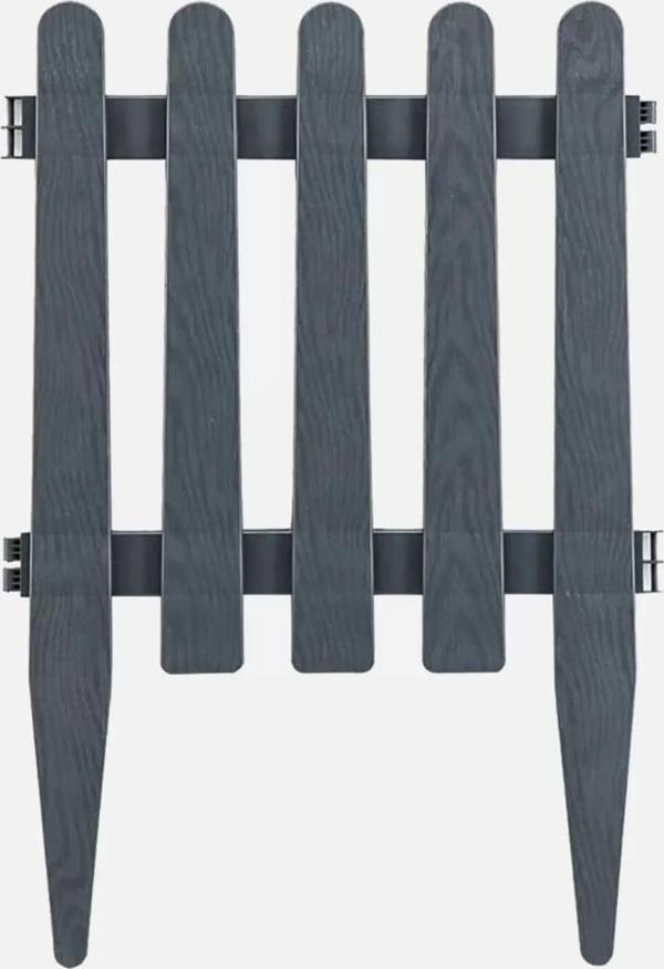 Omnipazar SO-IBC2 Eko İstanbul Bahçe Çiti 4'lü Set 40x59 cm Antrasit - Image 1
